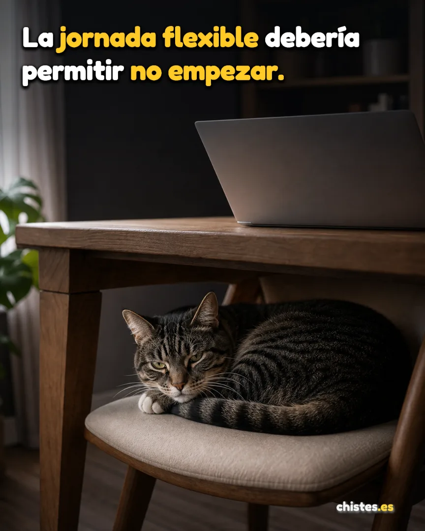 La jornada flexible debería permitir no empezar.