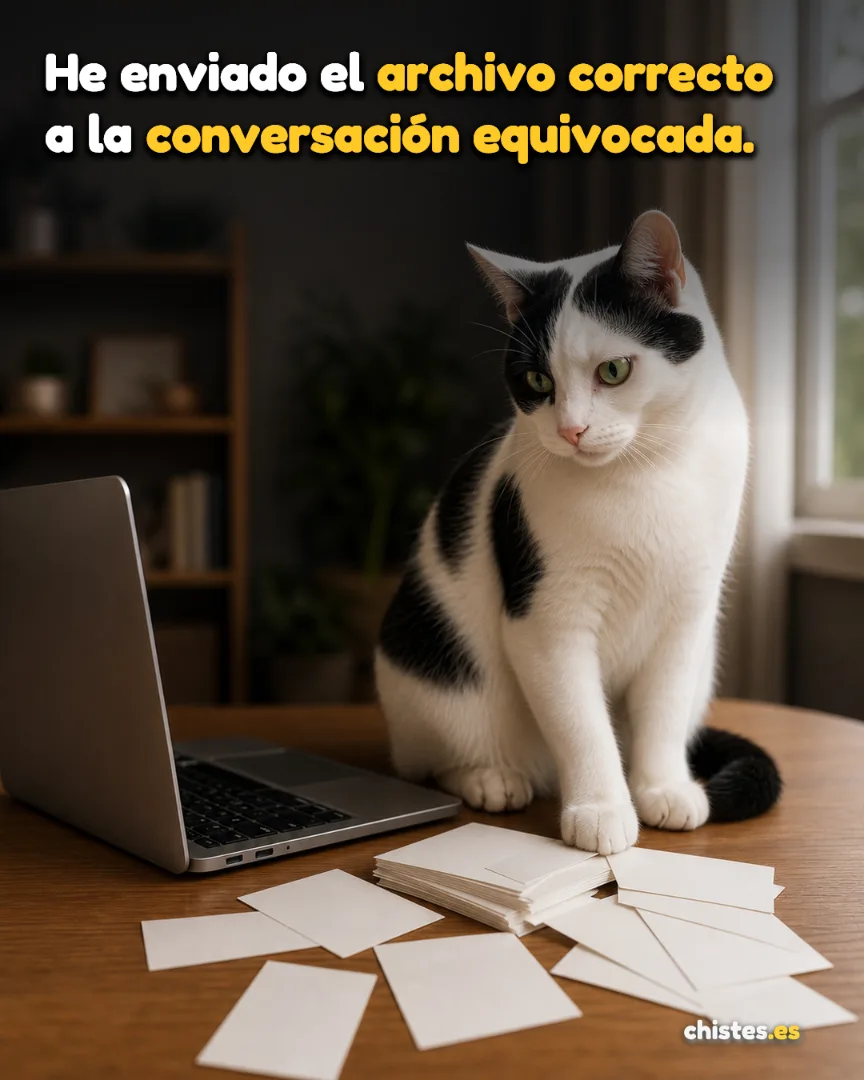 He enviado el archivo correcto a la conversación equivocada.