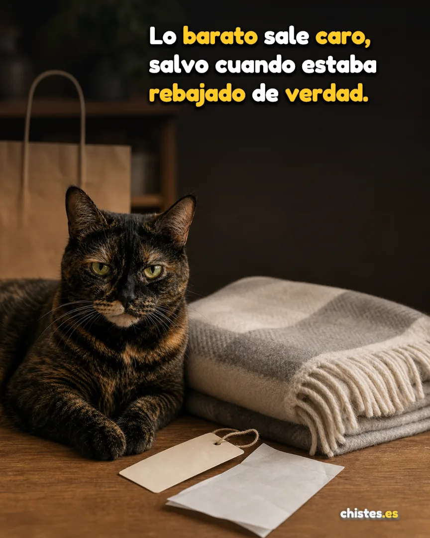 Lo barato sale caro, salvo cuando estaba rebajado de verdad.