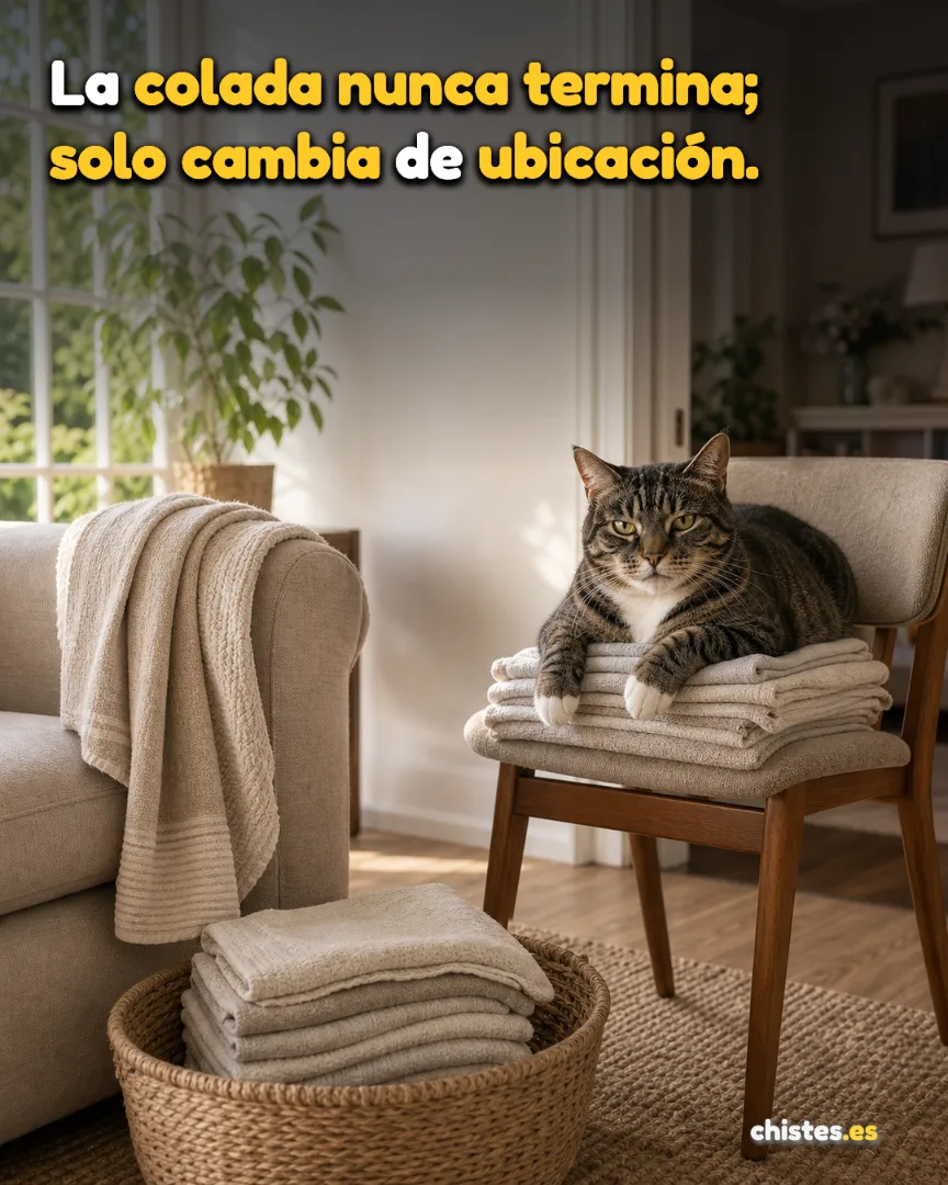 La colada nunca termina; solo cambia de ubicación.