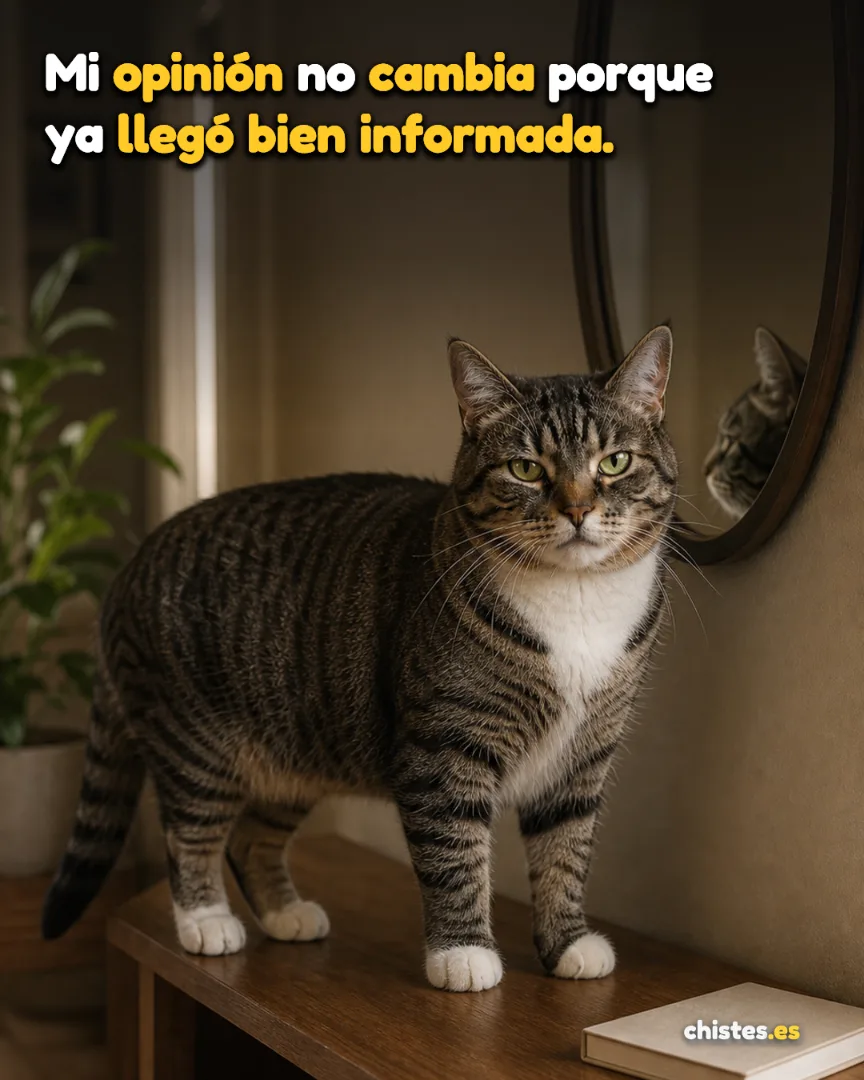 Mi opinión no cambia porque ya llegó bien informada.