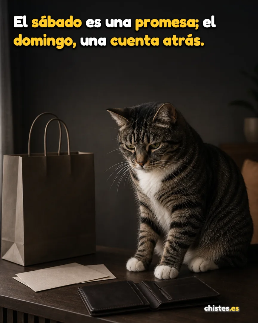 El sábado es una promesa; el domingo, una cuenta atrás.