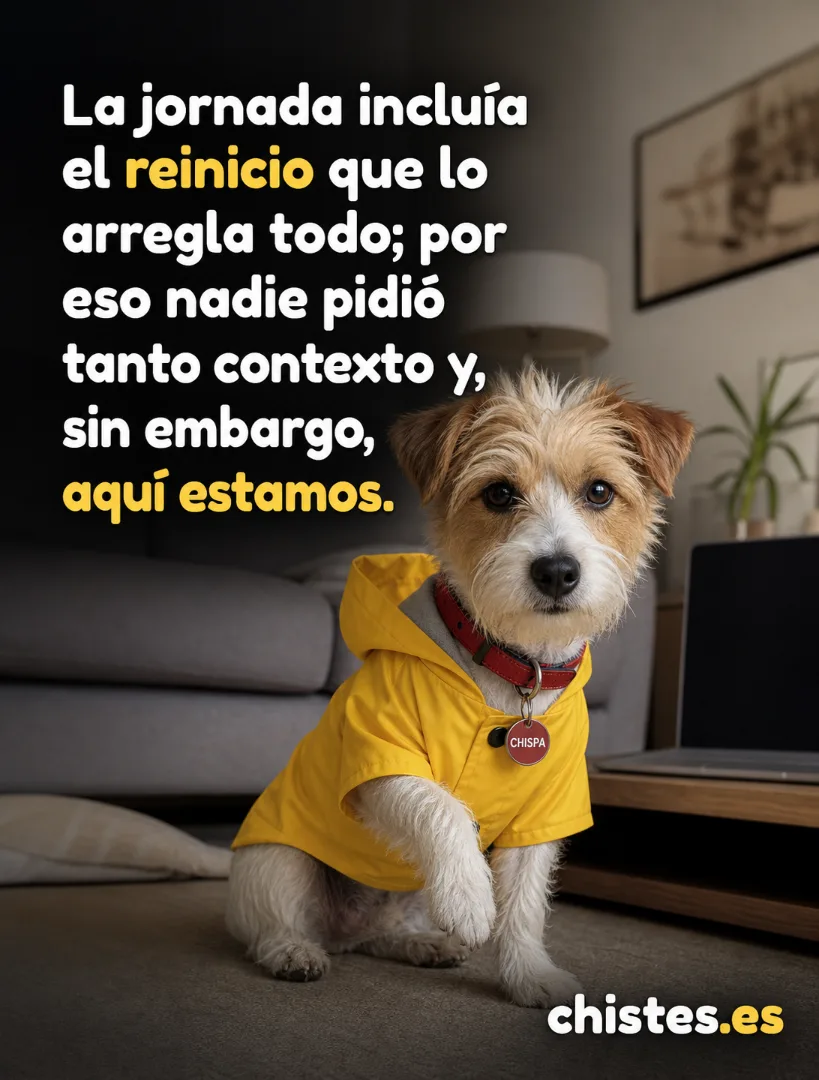La jornada incluía el reinicio que lo arregla todo; por eso nadie pidió tanto contexto y, sin embargo, aquí estamos.