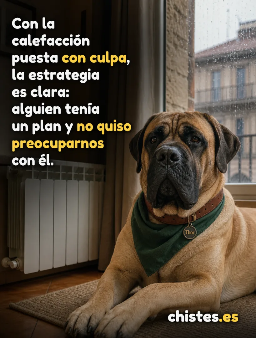 Con la calefacción puesta con culpa, la estrategia es clara: alguien tenía un plan y no quiso preocuparnos con él.