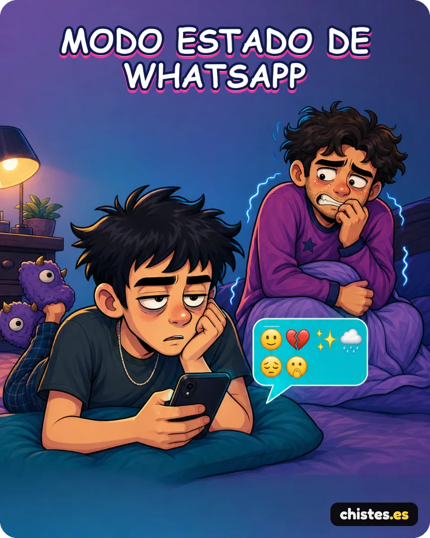 Modo estado de WhatsApp