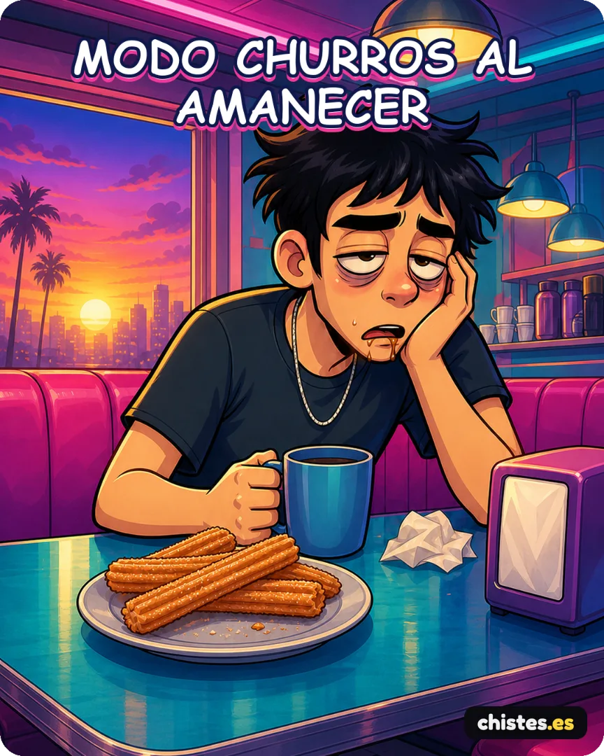 Modo churros al amanecer