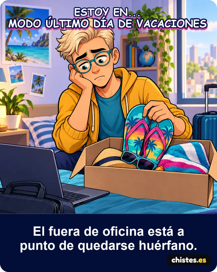 Modo último día de vacaciones