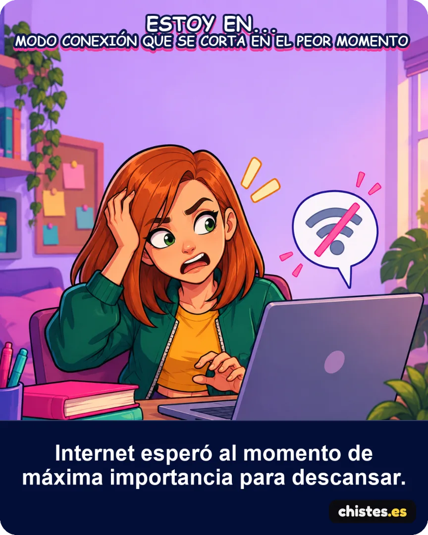 Modo conexión que se corta en el peor momento