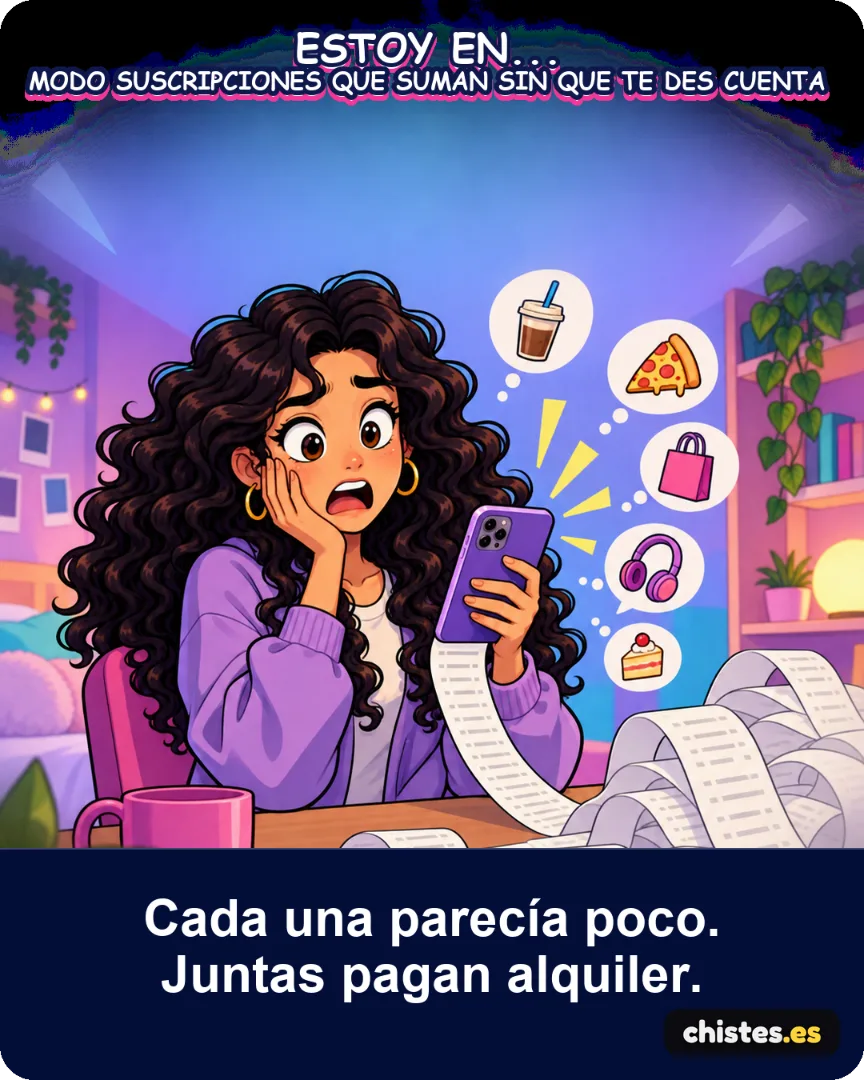 Modo suscripciones que suman sin que te des cuenta