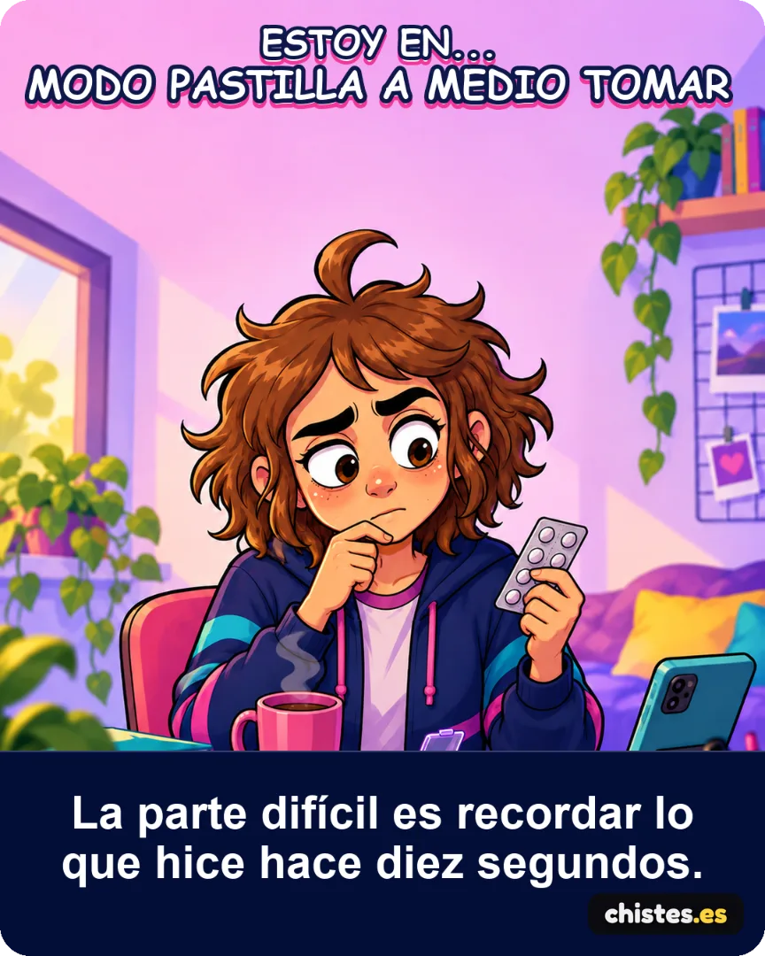 Modo pastilla a medio tomar
