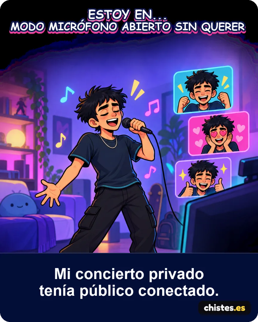 Modo micrófono abierto sin querer